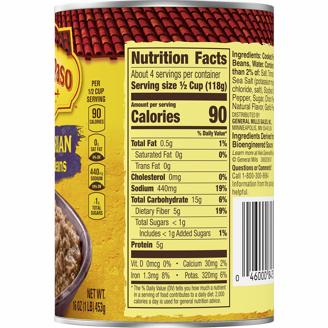 Vegetarian Refried Beans Mexican Sides Old El Paso